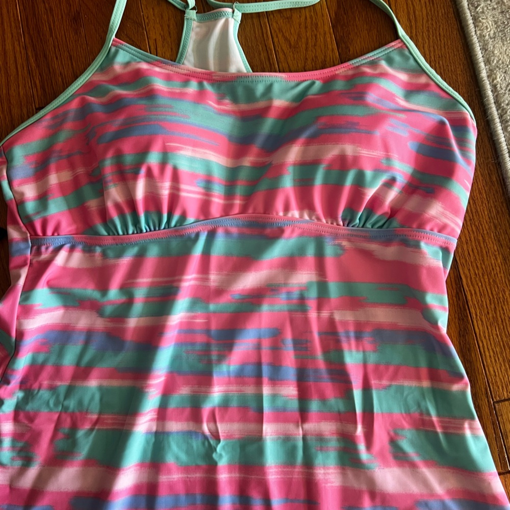 Colorful Striped Women's Swimsuit
